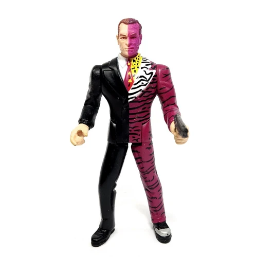Vintage 1995 Kenner Batman Forever Two Face 5” Action Figure DC Comics Movie