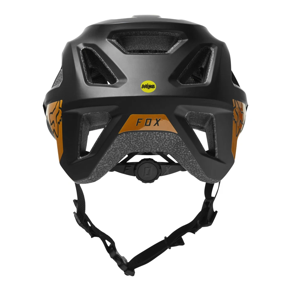 Casco de bicicleta Fox Racing Mainframe MIPS Downhill MTB negro/dorado grande Foto 2 de 4