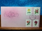 First Day Cover📮(4 stamps) 1982 Roses in Australia 📮Penrith NSW