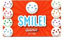 Tarjeta de regalo Eat'nPark Smile Smiley Cookies sin valor de $ coleccionable Eat'n Park