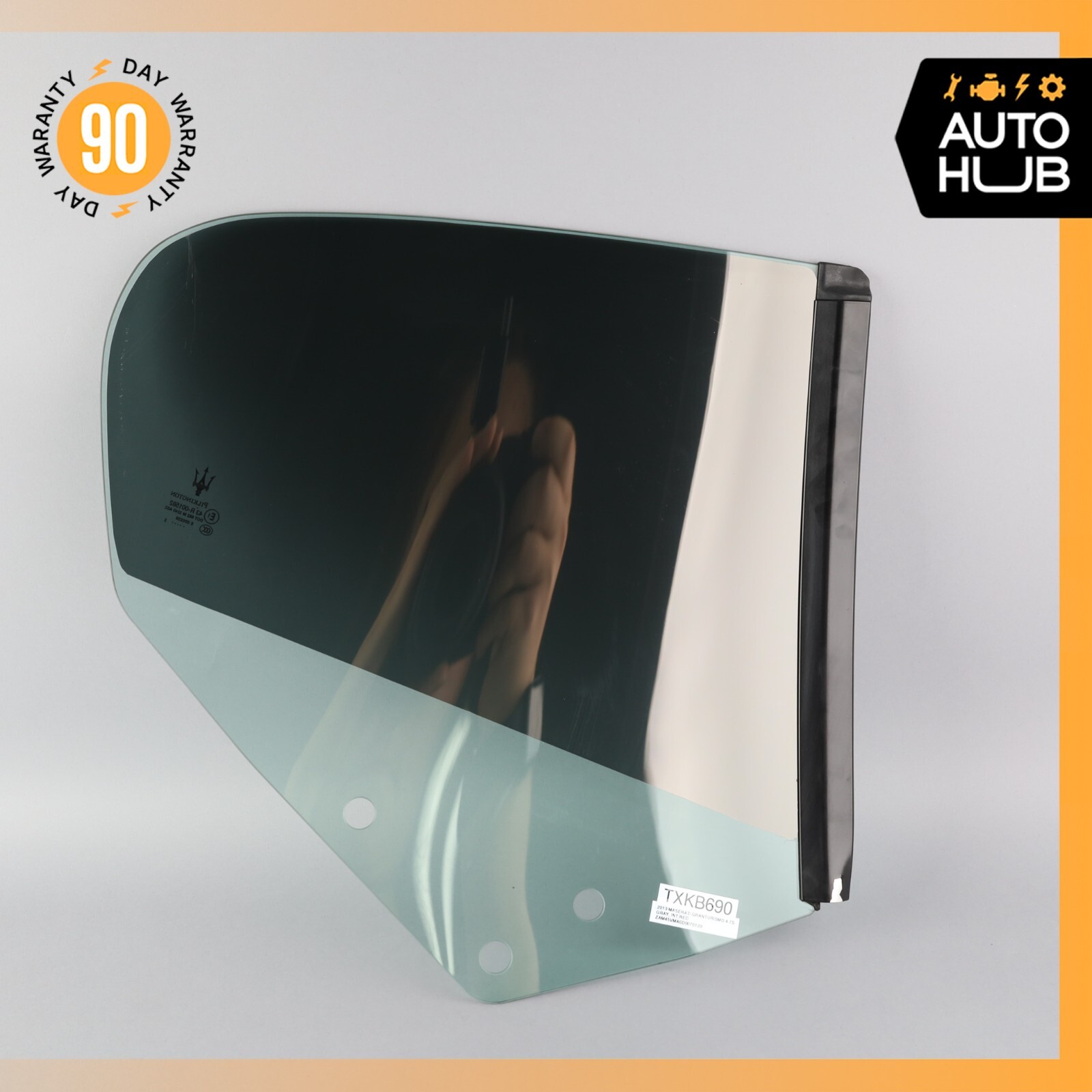 Maserati GranTurismo S Convertible Rear Left Side Quarter Window Glass OEM 28k