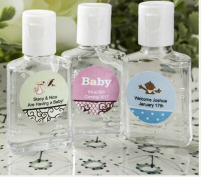 60 HAND SANITIZER FAVOR BIRTHDAY PARTY BRIDAL SHOWER WEDDING BABY FAVORS EVENT