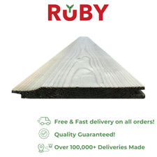 Timber Shiplap Cladding Treated Softwood Tongue and groove Planed Smooth Redwood