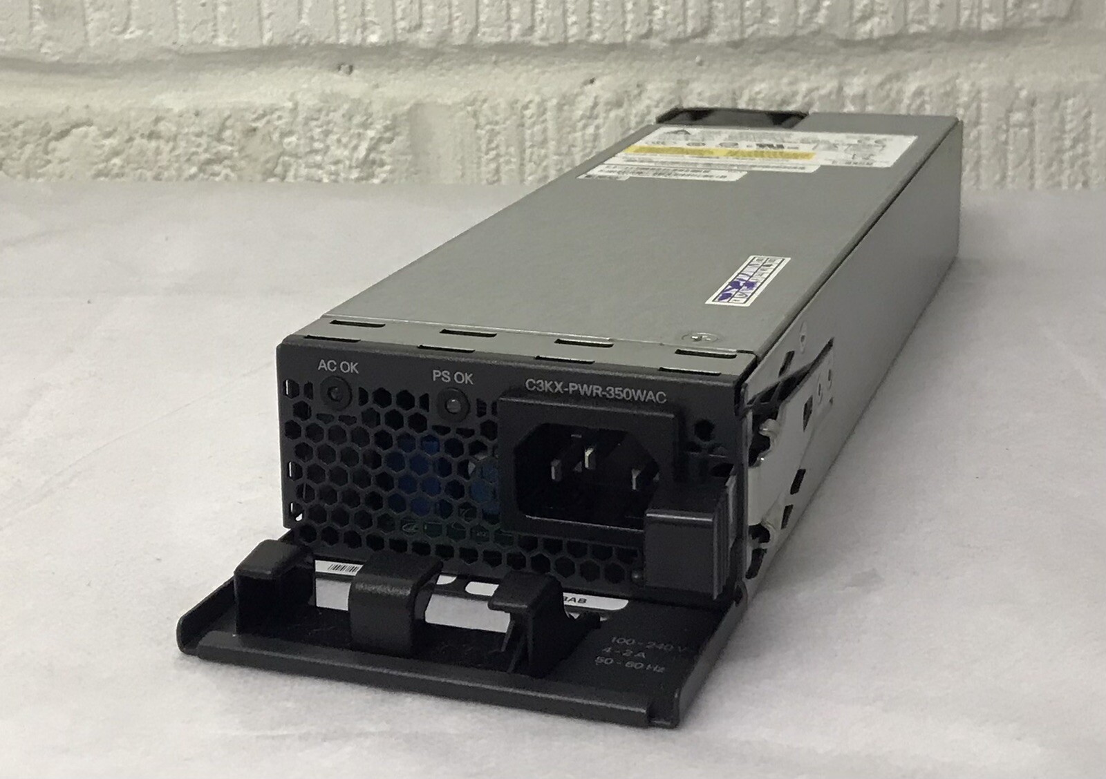 Alimentatore Cisco C3KX-PWR-350WAC 350W CA Per Switch Catalyst WS-C3560X E WS-C3750X