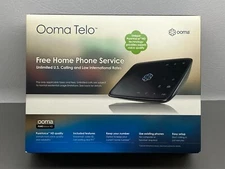 Ooma Telo Free Home Phone Service Unlimited US Calling HD Voice New Sealed
