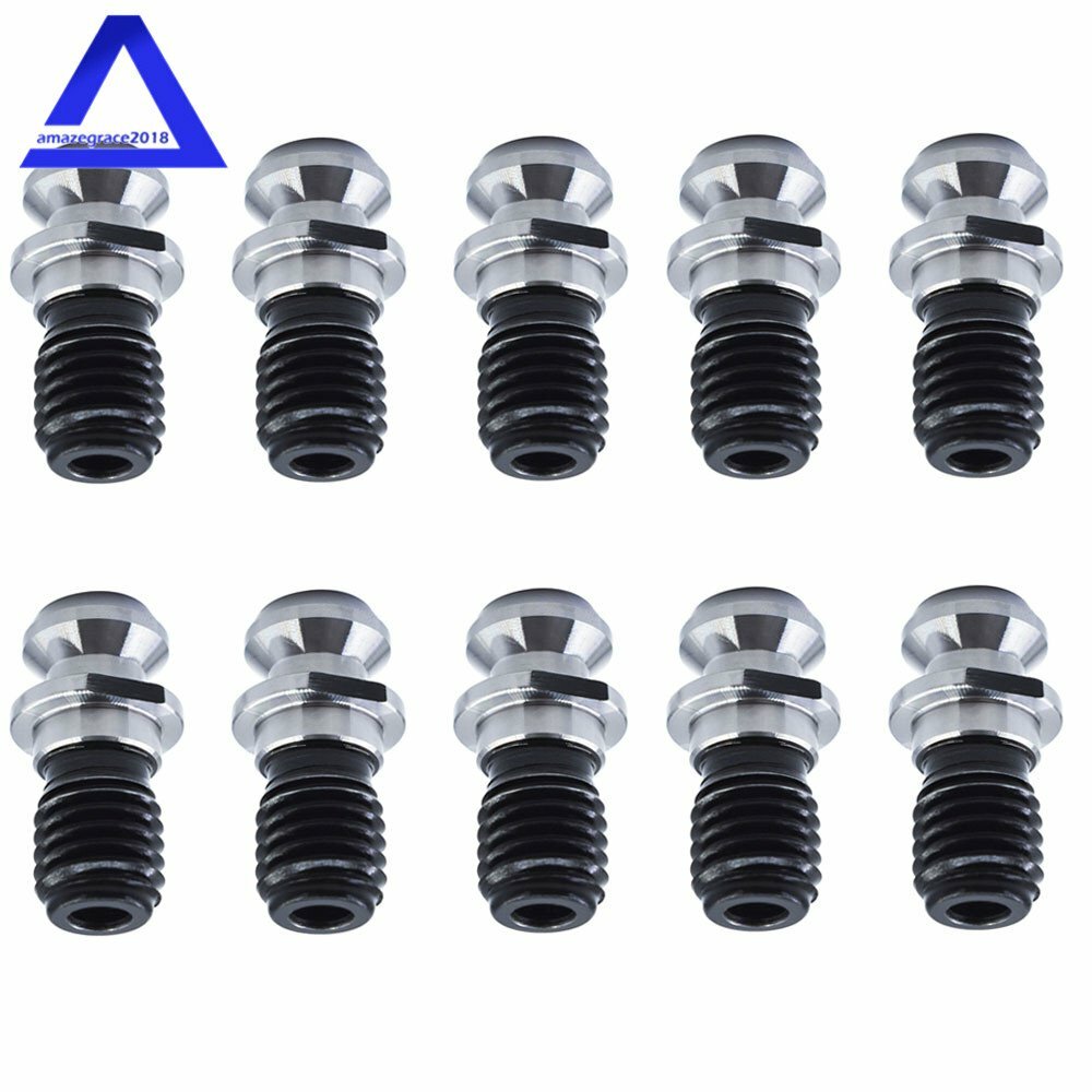 10 Pezzi 0,740" CAT40 Manopola Di Ritenzione Perno Estraibile Per Mazak - Foto 7