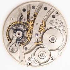 E. Howard Series 7 12-Size 17-Jewel Antique Pocket Watch Movement, Parts