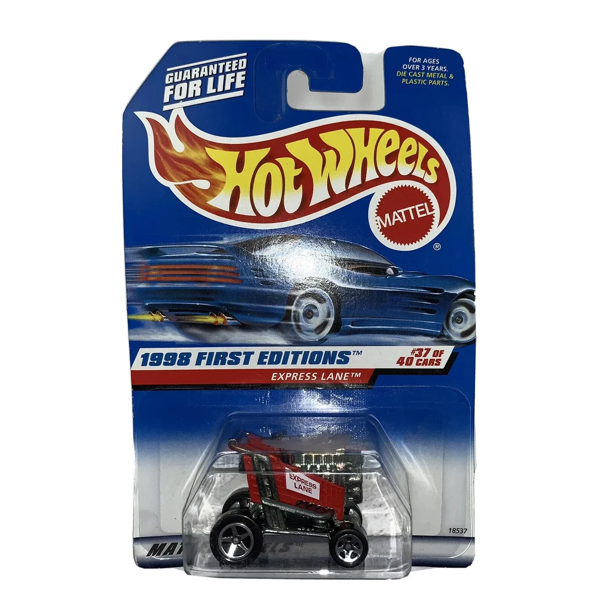1997 Hot Wheels Express Lane Red 1 64 Diecast Car 1998 First