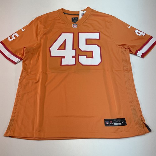 Nike Tampa Bay Buccaneers Devin White Game Football Herren Trikot Gr. XL Orange