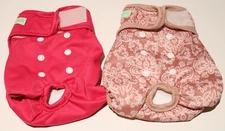 Wegreeco Dog Diapers MEDIUM Washable Reusable Puppy 2pk *STAIN*