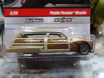 PURPLE PASSION WOODIE      HOT WHEELS LARRY'S GARAGE  1:64 DIE-CAST
