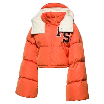 Fenty by Rihanna Women's Cropped Puffer Coat Jacket, Size Small Worn a few times