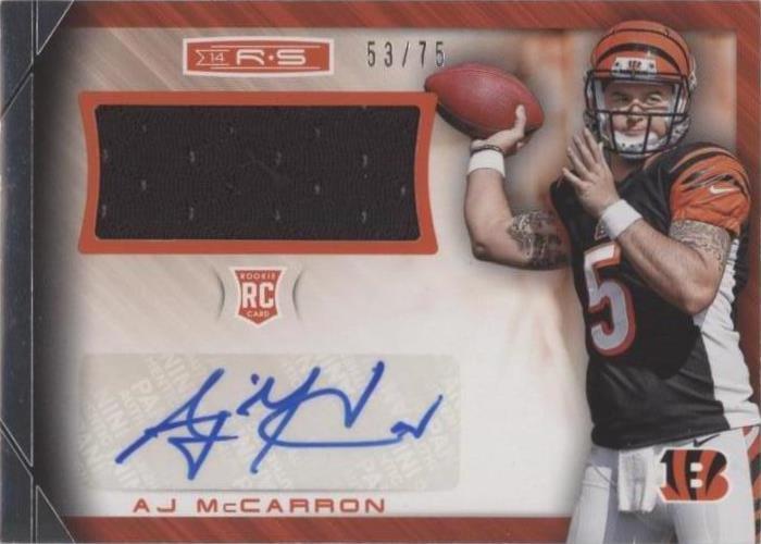 2014 Panini Rookies & Stars A.J. McCarron #RM-AJ - 1 of 2