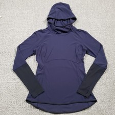 Lululemon Hoodie Womens size 6 Shape Up Pullover Nulu Midnight Navy Black