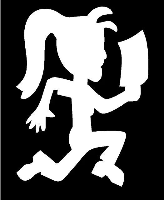 2) ICP Hatchet Man or Hatchet Girl Decal Sticker Choose Size & Color | eBay