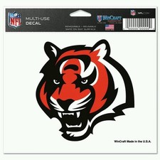 CINCINNATI BENGALS 5x6 Multi-Use ULTRA Decal FREE SHIPPING