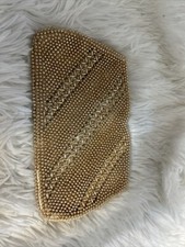Vintage 1940S Clutch Purse Debbie Made In Japan. Beaded Purse