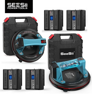 Heavy Duty Elektrischer 8'' Vakuum-Glassauger Tragkraft 270KG Saugheber 4X Akku
