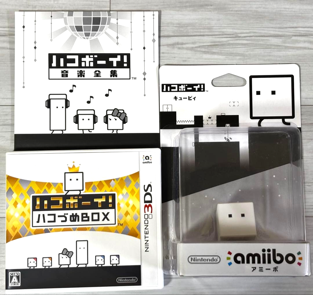BoxBoy! Hakozume BOX Nintendo 3DS Qbby Limited amiibo Adult