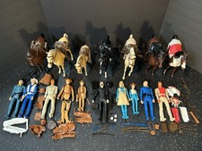 Vintage Marx Johnny West Figures Horses Lot w/ Accessories