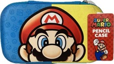 Caja de lápices moldeada escolar Super Mario Bros Estuche Bolsa Nintendo Video Gamer