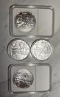 New ListingU.S. Mint 2024 American Eagle 1 oz .999 Silver Bullion Coins Lot of 4