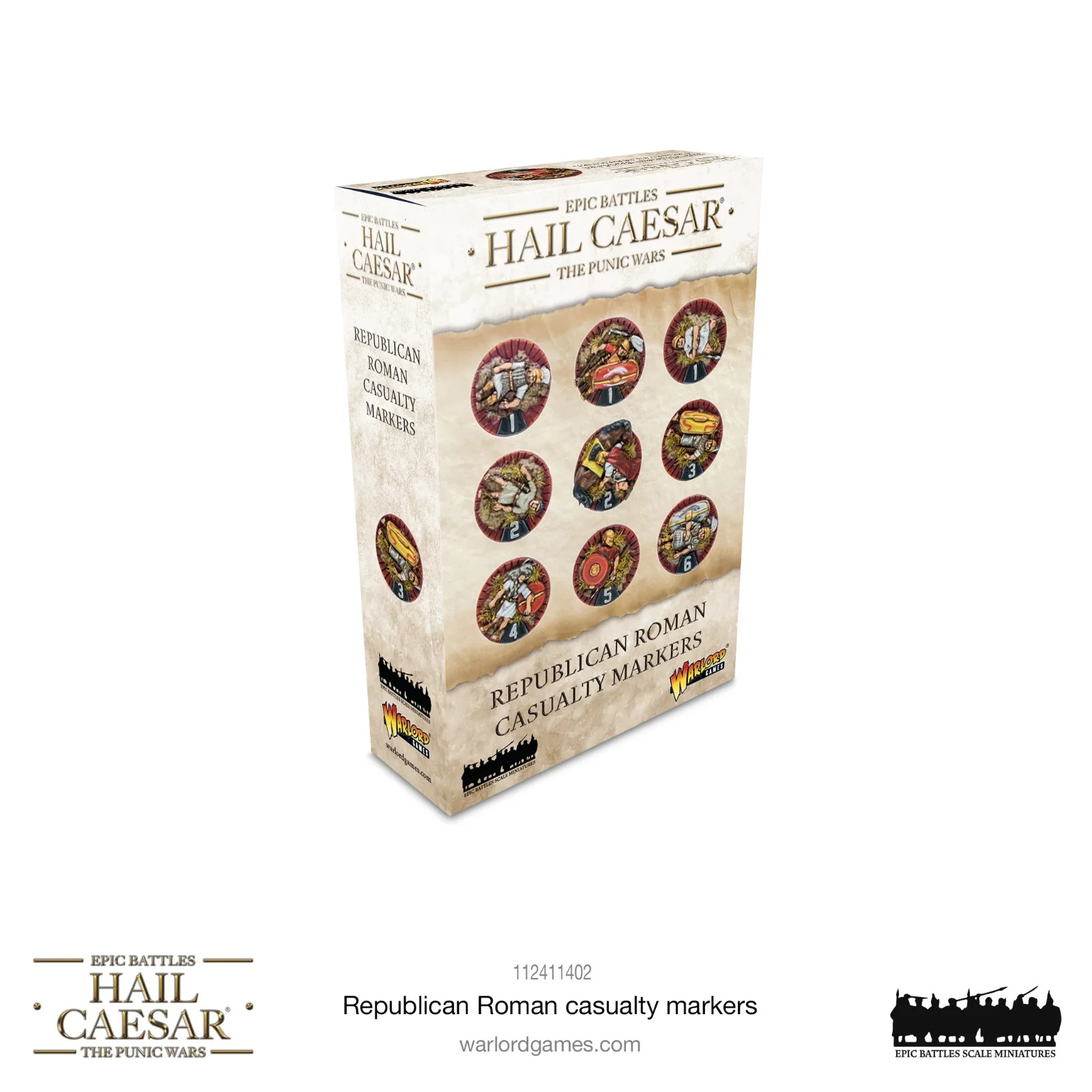 Republican Roman Casualty Markers - Brand New - Epic Hail Caesar Warlord Games