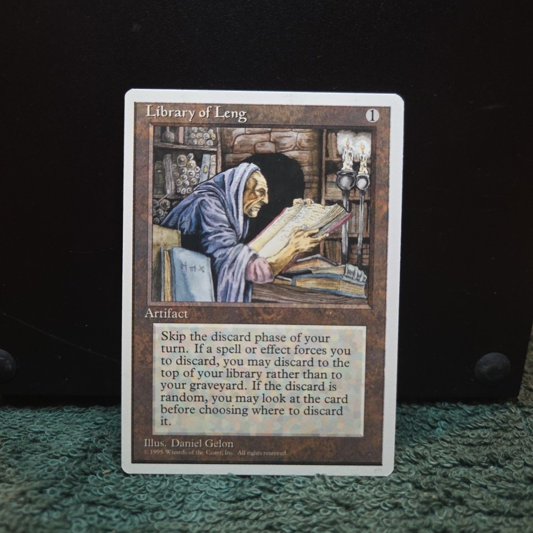 Library of Leng - 4th Edition - Near Mint - MTG - 1995