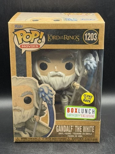 Funko Pop Lord of The Rings Gandalf the White #1203 Box Lunch EXCLUSIVE GITD