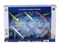5901271624023 Samolot PasażErski Metalowy 6Szt Adar