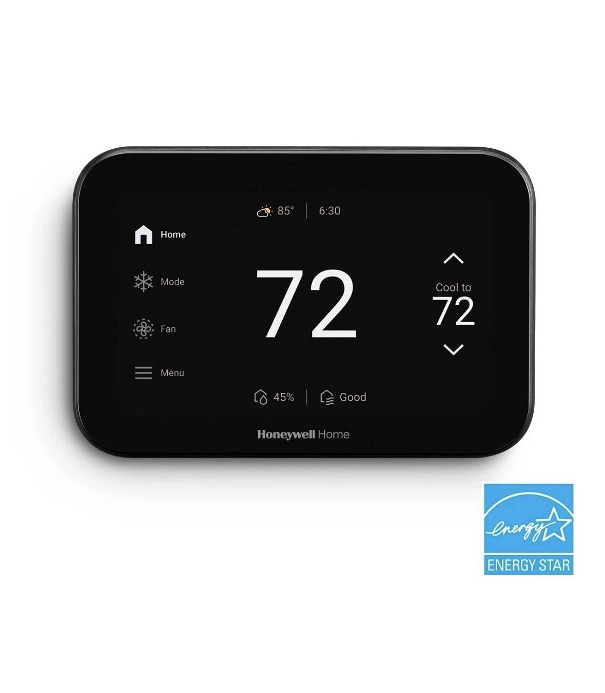 Honeywell THX1100B4 ElitePRO S1100 Smart Thermostat, 5” Touchscreen In Black (4H