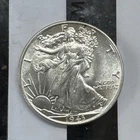 1943 Walking Liberty Half Dollar, BU/Uncirculated, 90% Silver Beautiful Coin