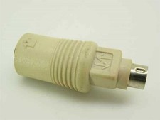 PS/2 Male to AT DIN-5 Female Keyboard Adapter Converter Stub PC IBM Compatible