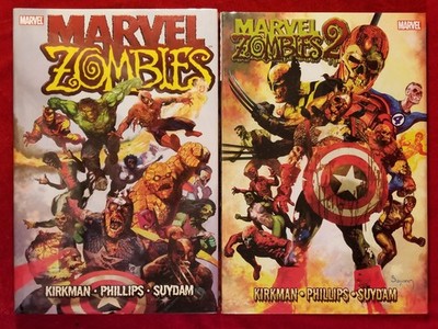 Marvel Zombies & 2 LOT HARDCOVER BOOKS TPB Jacket Kirkman Hulk Wolverine Ironman