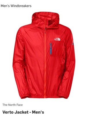 The North Face Verto Jacket - Men's SMALL SUMMIT SERIES ULTRA LIGHT PACKABLE GUC