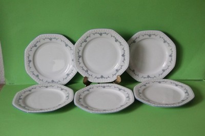 6 Seltmann Weiden Andrea Blaue Ranke 27976 Kuchenteller Teller 18,5 cm 6 Stück