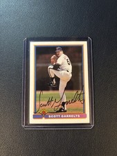 1991 Bowman - Scott Garrelts #626 Signed