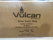 400 New Vulcan Silver Age Comic Book Bags And Boards - Acid Free - Archival