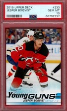 2019-20 UPPER DECK JASPER BOQVIST YOUNG GUNS ROOKIE #233 PSA 10 RC UD YG