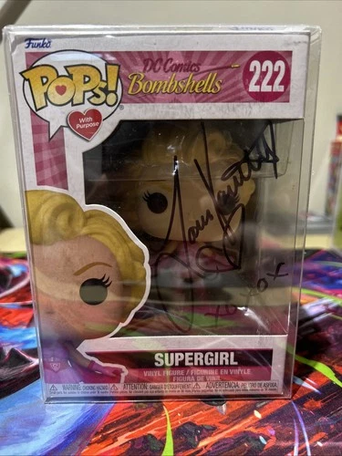 Supergirl Funko Pop!  DC Comics Bombshells Pop 222 Laura Vandervoort Signed