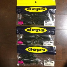 Deps Watermelon Seed 3.8" Soft Lure Baits 3-Pack Unopened Fishing Accessories