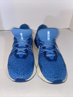 Nike React Infinity Flyknit 2 Running Shoes Mens 11 Blue Lace Up Active Sneaker