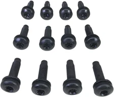 12 ea WindShield Frame & Hinge Torx Bolts FITS 2007 to 2017 Jeep Wrangler JK