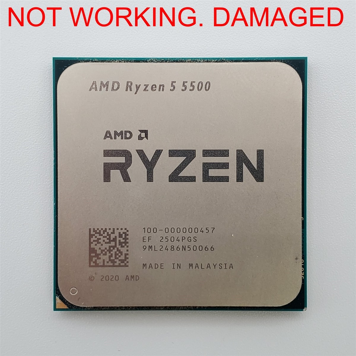AMD Ryzen 5 5500 6-Core, 12-Thread Unlocked Desktop Processor -NOT