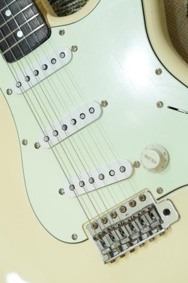 Greco 1979 SE380 ST type White Fender Pickup Electric Guitar Used
