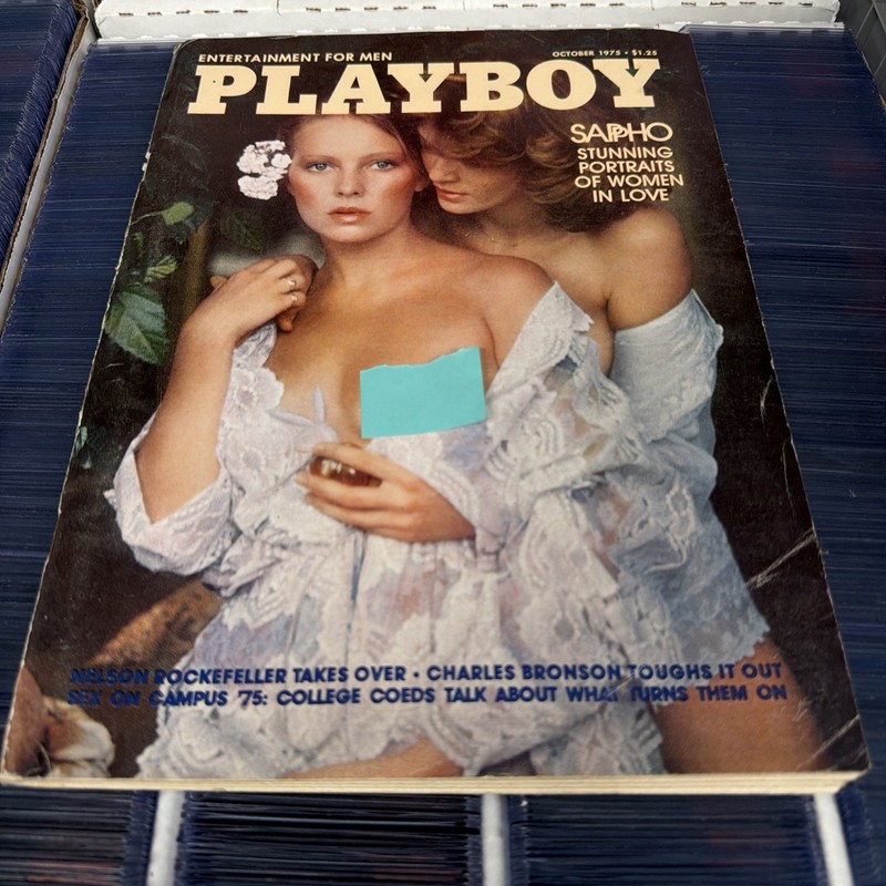PLAYBOY MAGAZINES OCTOBER 1975, JILL DEVRIES, NELSON ROCKEFELLER, SEX, VERY GOOD