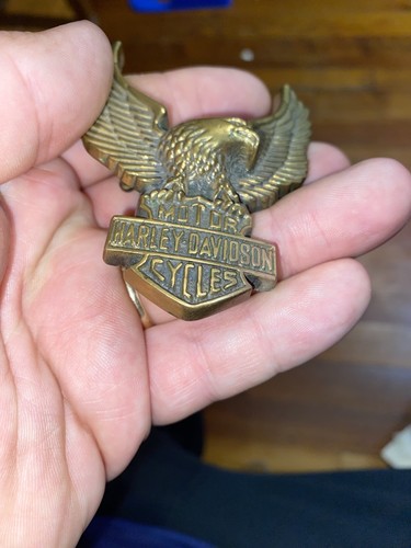 HARLEY DAVIDSON VINTAGE 1979 BARON FULL EAGLE BELT BUCKLE - Picture 3 of 9