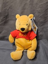 Disney Winnie the Pooh Mini Bean Bag Plush 8" NWT w/ Tag  Film CON -B21