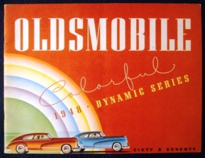 OLDSMOBILE SIXTY & SEVENTY SERIES USA Car Sales Brochure 1948
