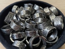 Floral Stainless Steel Spoon Ring Oneida Capr...